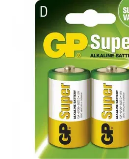 Predlžovacie káble  2 ks Alkalická batéria LR20 GP SUPER 1,5V 