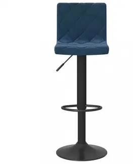 Barové stoličky Barová stolička zamat / kov Dekorhome Vínová