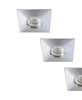 LED osvetlenie Rabalux Rabalux 1079 - SADA 3xLED Kúpeľňové podhľadové svietidlo RANDY 3xLED/4W/230V 
