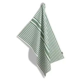 Utierky Kela Utierka Cora, 100% bavlna, zelené prúžky, 70 x 50 cm