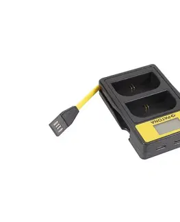 Predlžovacie káble PATONA PATONA - Nabíjačka Dual Nikon EN-EL15 s LCD,USB 
