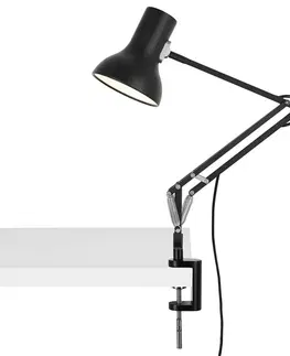 Stolové lampy s klipom Anglepoise Anglepoise Type 75 Mini upínacia lampa čierna
