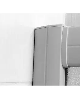 Sprchovacie kúty MEREO - Sprchový kút, Kora, obdĺžnik, 90 x 80 cm, biely ALU, sklo Grape CK34121Z