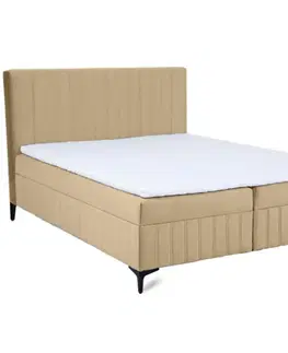 Dvojlôžkové postele Kontinentalne postel Sergio 200x200 Bluvel 28 s topperom