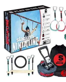 Slackline Šplhací set SLACKERS NinjaLine Intro Kit