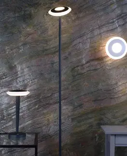 Stojacie lampy Deko-Light Stojaca LED lampa Bermuda, hlava sklopná, biela