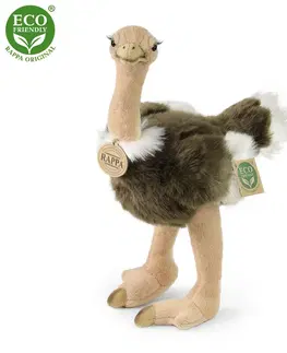 Plyšové hračky RAPPA - Plyšový pštros emu 32 cm ECO-FRIENDLY