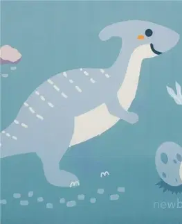 Dekorácie do detských izieb New Baby Detská rozkladacia pohovka Dinosaurus