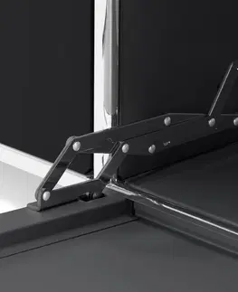 Dressers Komoda »CN3« so 6 výklopnými dvierkami, čierna