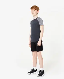 nohavice Chlapčenské tričko S580 na cvičenie čierne