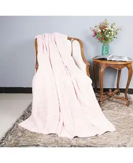 Jednofarebné deky Deka Amarella 170x220 ružová
