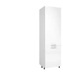 Vento Vysoká skriňa pre vstavanú chladničku VENTO DL-60/214 Halmar Biela