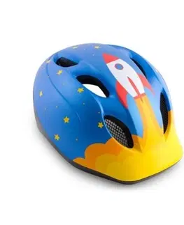 Cyklistické helmy Detská helma MET Buddy 2019 raketa / modrá -46/53