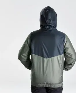bundy a vesty Pánska nepremokavá zimná bunda na turistiku SH100 do -5 °C