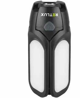 Svetlá a baterky Retlux RPL 601 Kempingové LED svietidlo so solárnym panelom, 200 lm, výdrž 5 hodín