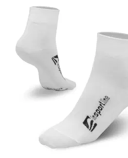 Pánske ponožky Bambusové ponožky inSPORTline Bambuo Crew biela - 43-45