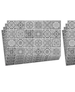 Nálepky na obkladačky Nálepky na obkladačky šedá portugalská mozaika (balenie 8 ks)