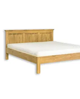 Manželské postele Rustik posteľ 160 cm LK700, jasný vosk