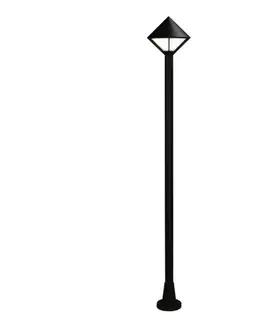 Verejné osvetlenie Albert Leuchten Moderné stĺpové svietidlo 179, čierne