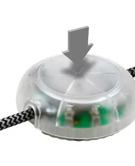 Reostaty EHMANN EHMANN T24.08 LED stmievač šnúry transparentný
