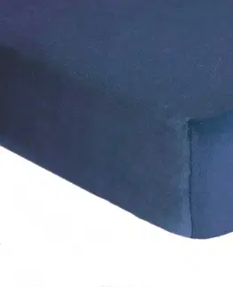 Plachty Forbyt, Prestieradlo, Froté Premium, riflově  modrá 200 x 200 cm