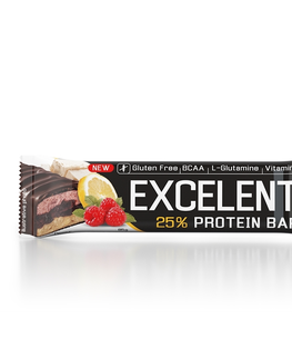 Proteíny Proteínová tyčinka Nutrend Excelent Bar Double, 85 g čokoláda+nugát s brusinkami