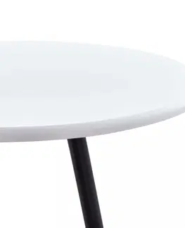 Barové stoličky Barový stôl Ø 60cm Dekorhome Čierna