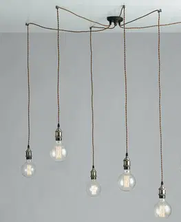 Závesné svietidlá Eco-Light Groove – pavúkovitá závesná lampa v štýle vintage