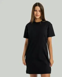 Tričká a tielka STRIX Dámske tričkové šaty ALPHA Black  MM