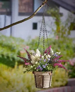 Kvetináče, hrantíky a dekorácie Závesný košík "Jeseň"