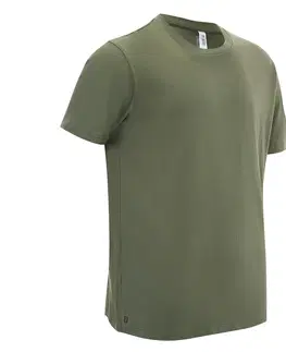 mikiny Poľovnícke tričko 100 s krátkym rukávom zelené
