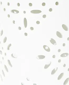 Svietniky Porcelánová arómalampa Whittle biela, 8,5 x 12 cm