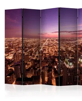 Paravány Paraván Chicago Panorama Dekorhome 225x172 cm (5-dielny)