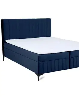 Dvojlôžkové postele Kontinentalne postel Sergio 160x200 Bluvel 86 s topperom