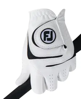 rukavice Pánska golfová rukavica Weathersof pre pravákov biela