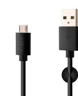 Dáta príslušenstvo FIXED Dátový a nabíjací kábel USB/micro USB, 20 W, 2 m, čierny FIXD-UM2M-BK