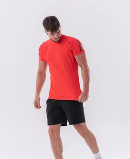 Pánske tričká Pánske športové tričko Nebbia „Essentials“ 326 Black - M