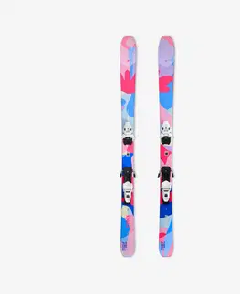 lyže Dámske zjazdové lyže s viazaním Cross 150+ Floral