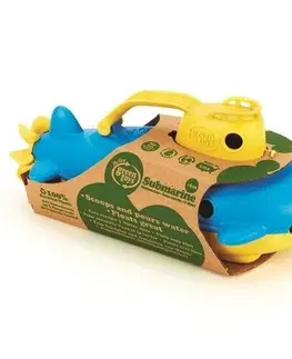 Hračky do vody Green Toys Ponorka žlutá rukojeť