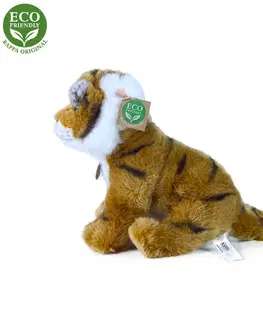 Plyšáci Rappa Eco-Friendly tiger hnedý sediaci 25 cm