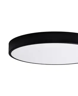 Svietidlá  Stropné svietidlo so senzorom CLEO 6xE27/24W/230V pr. 80 cm čierna 