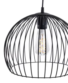 Zavesne lampy Moderne hanglamp zwart 3-lichts - Koopa