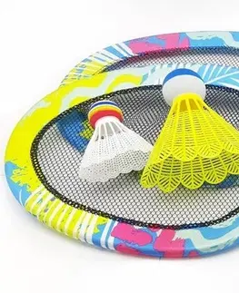 Hračky na záhradu WIKY - Farebný plážový badminton set 56cm
