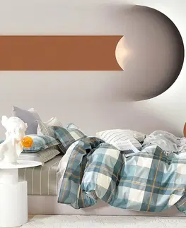 Posteľná bielizeň bavlnená saténová Bavlnená saténová posteľná bielizeň ALBS-M0025B 160x200 cm Lasher