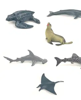 Hračky - figprky zvierat RAPPA - Súprava morských živočíchov v krabičke 6 ks