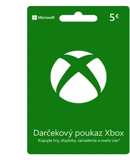 Hry na PC Xbox Store 5€ - elektronická peňaženka