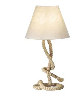 Stolové lampy Sea-Club Stolná lampa Victoria, tienidlo okrúhle 38 cm