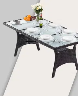 Záhradné stoly Záhradný stôl 190 cm Béžová