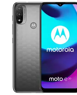 Mobilné telefóny Motorola Moto E20, 2/32GB, Graphite