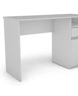 Moderné kancelárske stoly Písací stôl Billa 120x50x76 Biely 637149